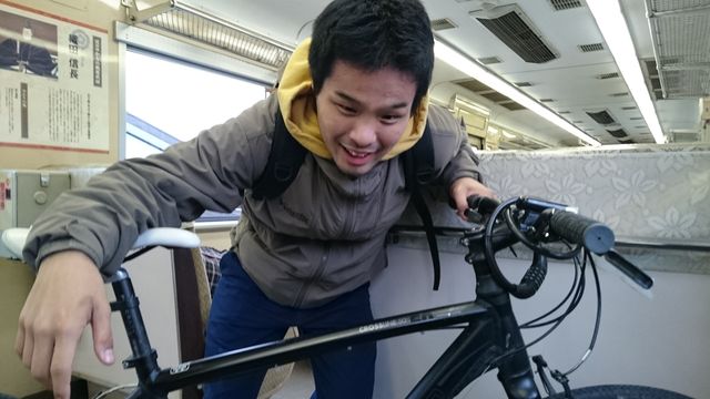 近江鉄道のサイクルトレインを利用すれば自転車持って電車に乗れます