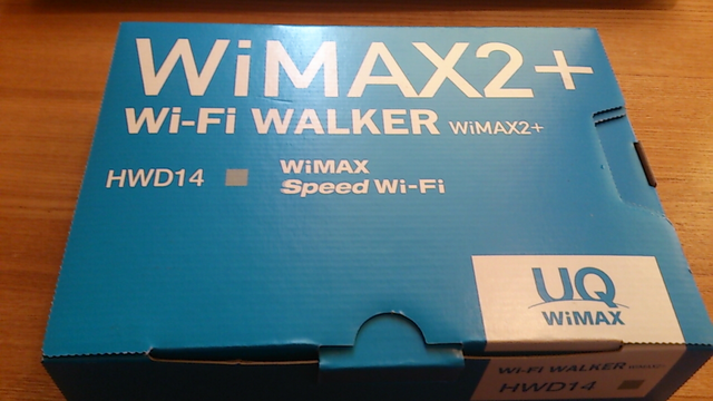 モバイルWi-FiルーターをEMOBILE GL01Pから、Wi-Fi WALKER WiMAX2+に変えました！